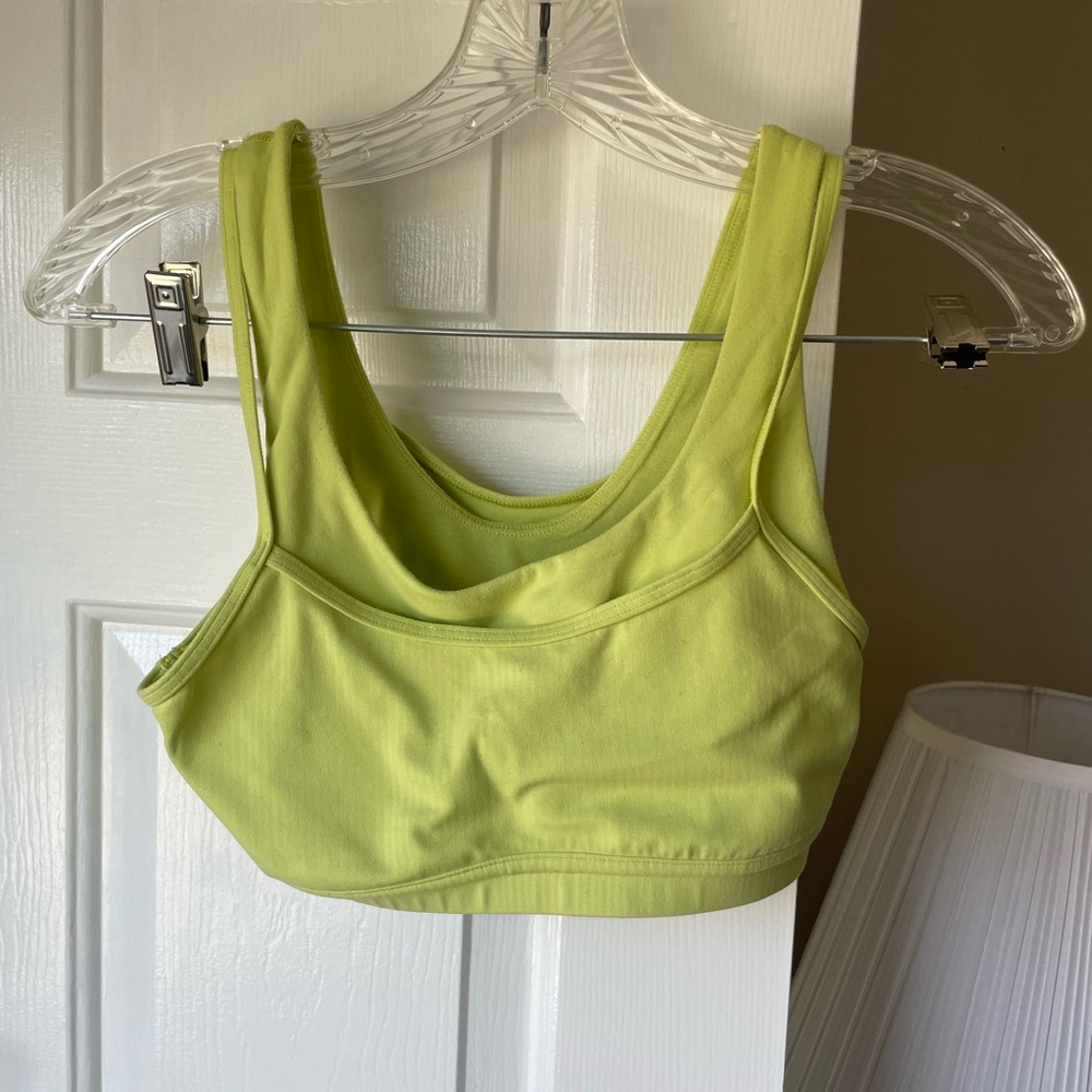 Lululemon Lime Green Sports Bra